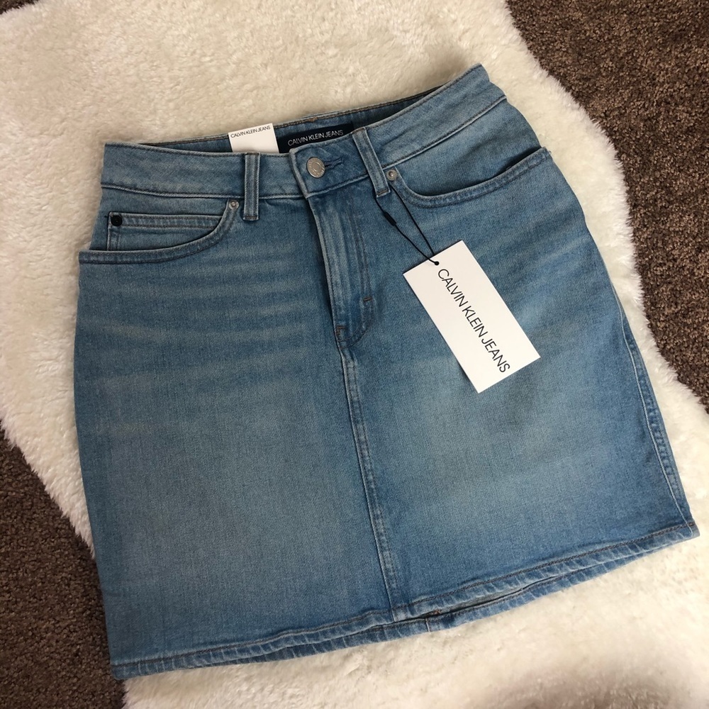 NWT❗️Calvin Klein❗️Denim Mini Skirt